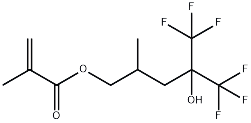光刻胶单体  5,5,5-三氟-4-羟基-2-甲基-4-(三氟甲基)甲基丙烯酸戊酯